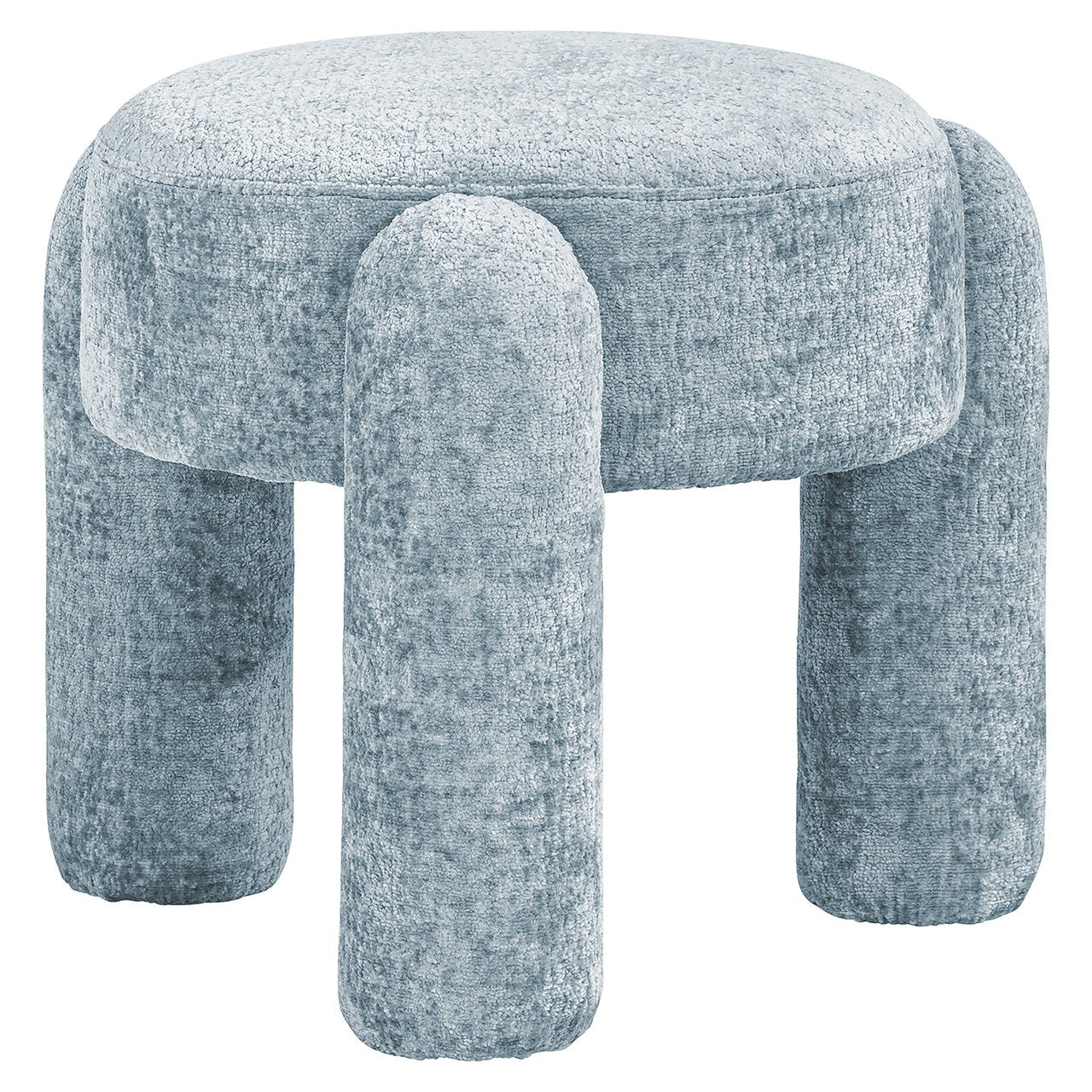 Pufs Holly Richmond Interiors 43/51/51 cm Bergen 602 Light blue Chenille - N1 Home