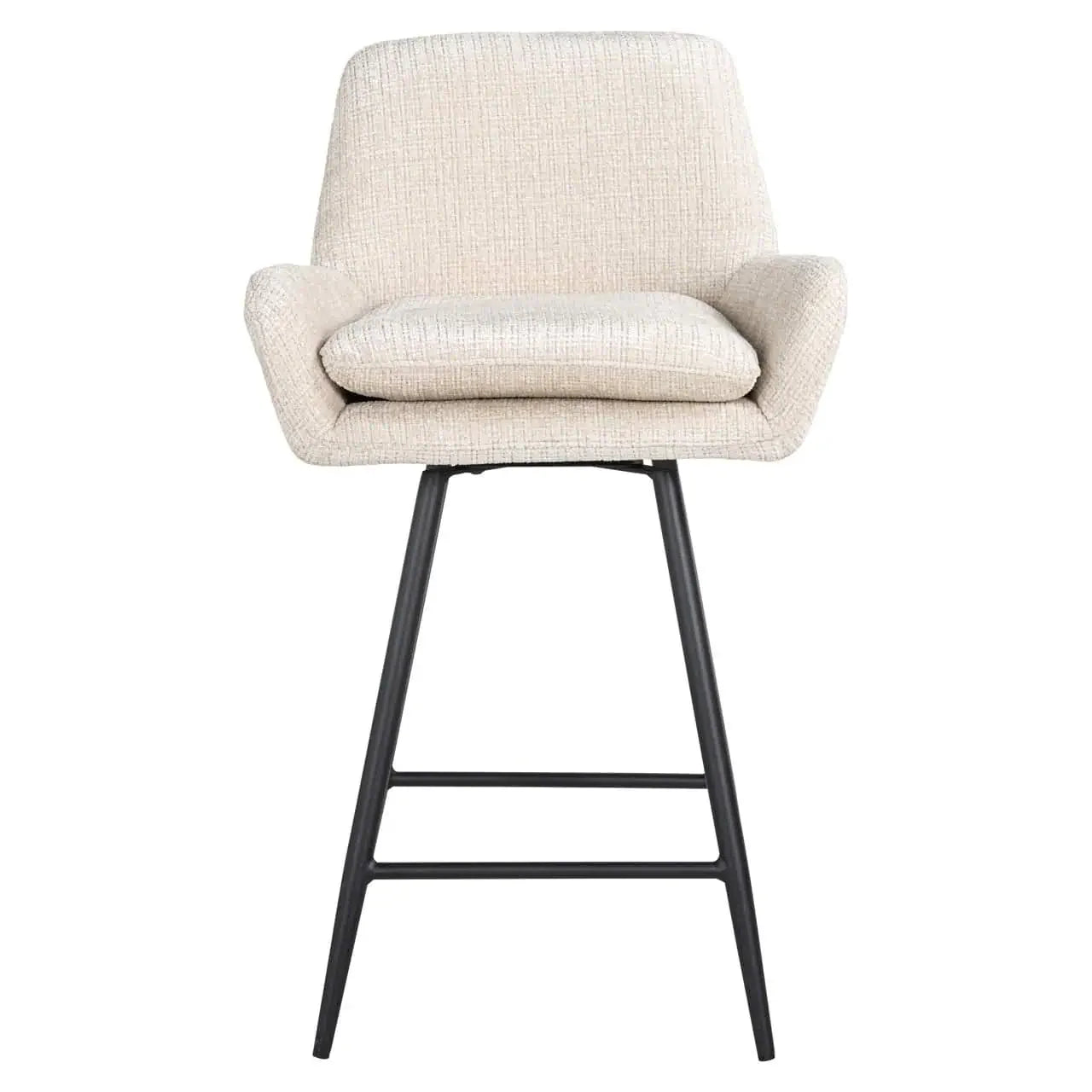 Bāra krēsls Linsey (Set of 2) Richmond Interiors 91/54/53 cm niagara beige - N1 Home