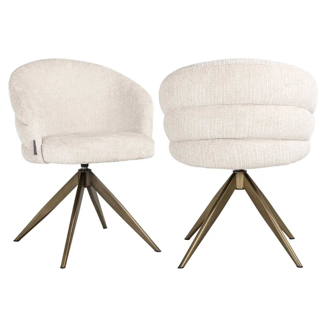 Krēsls Zendaya Richmond Interiors 79/60/61 cm niagara beige Chenille - N1 Home