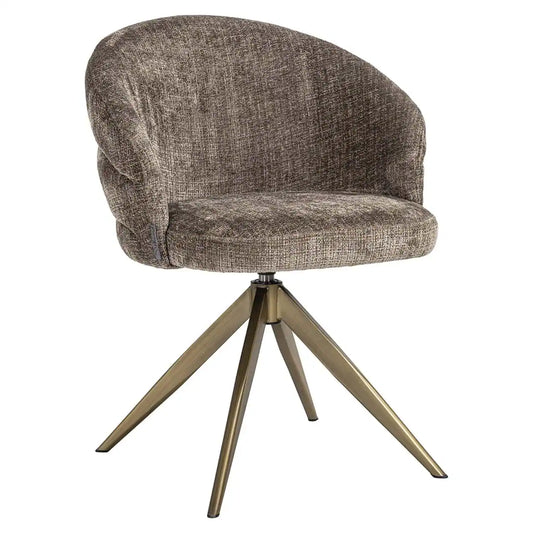 Krēsls Zendaya Richmond Interiors 79/60/61 cm niagara stone Chenille - N1 Home