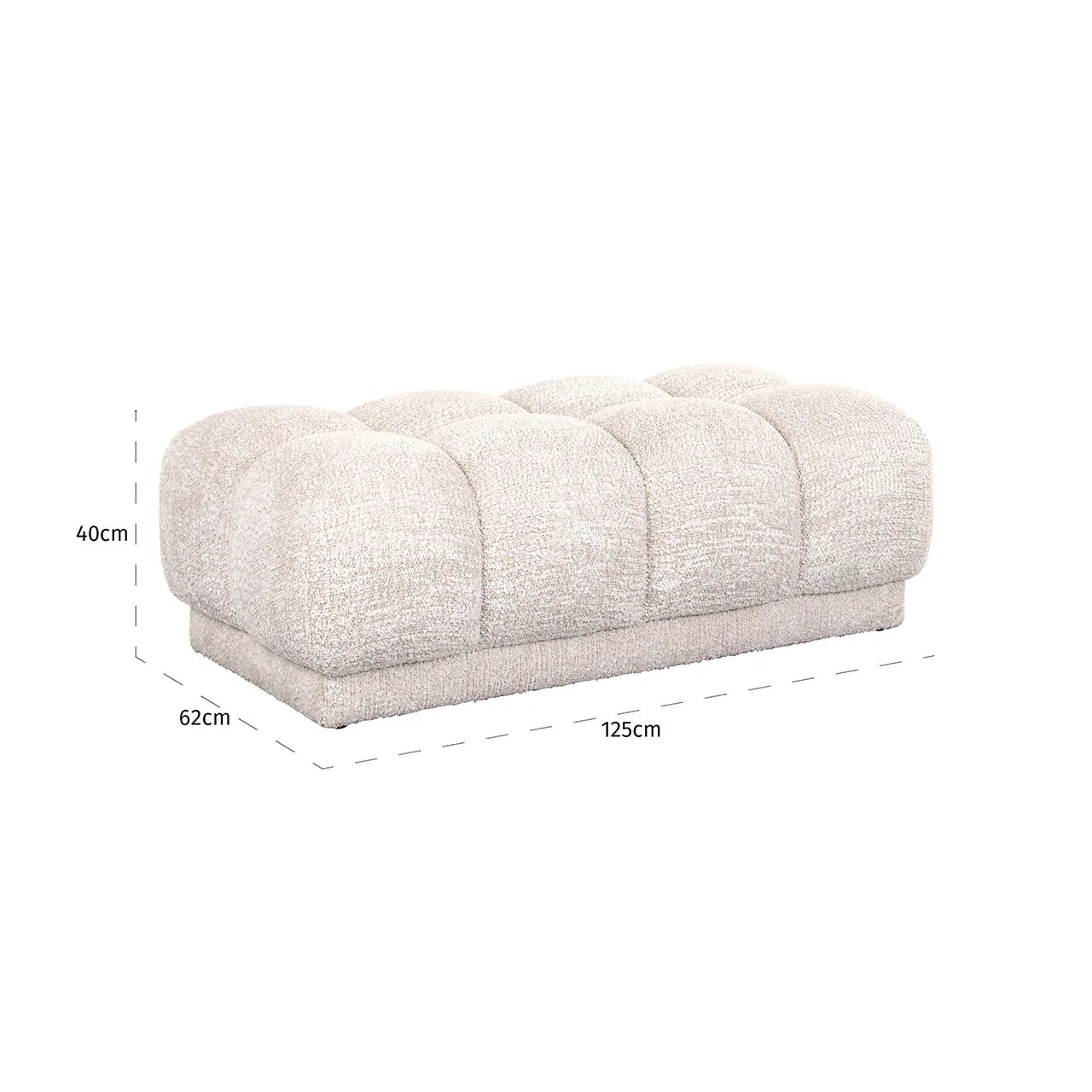 Sols Noah Richmond Interiors 40/120/62 cm Be Lovely 11 Cream - N1 Home