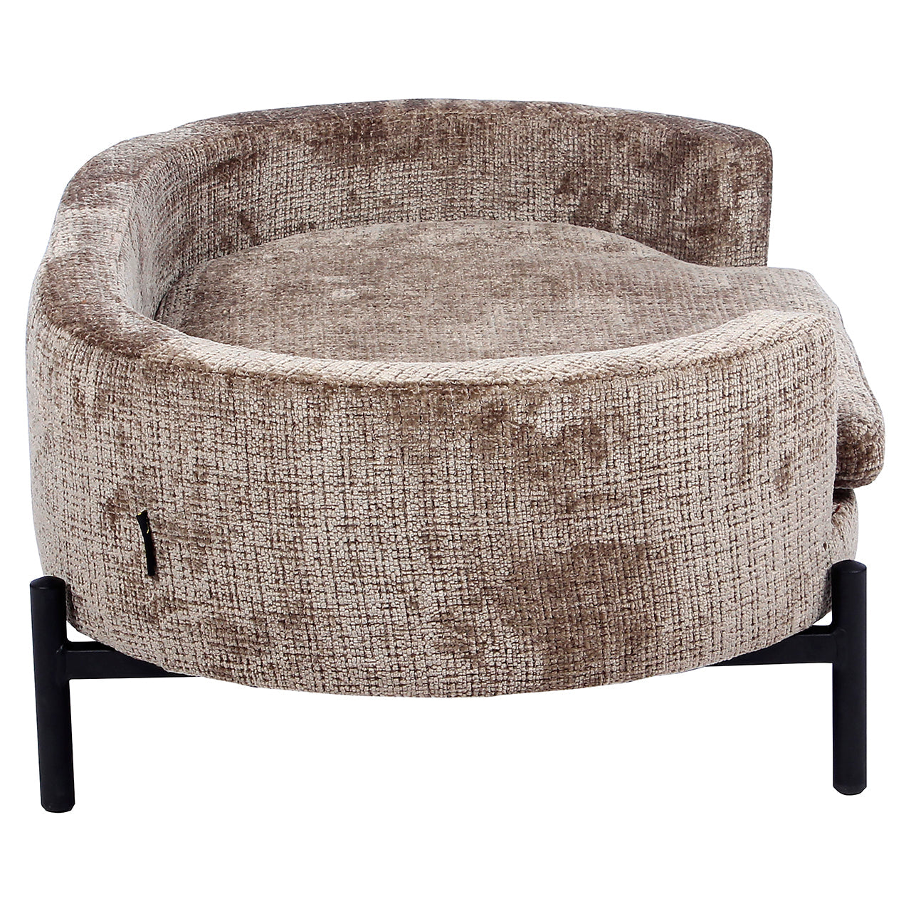 Mājdzīvnieku gulta Dolly Rchmond Interiors 31/84/56 cm Niagara 104 Stone Chenille - N1 Home