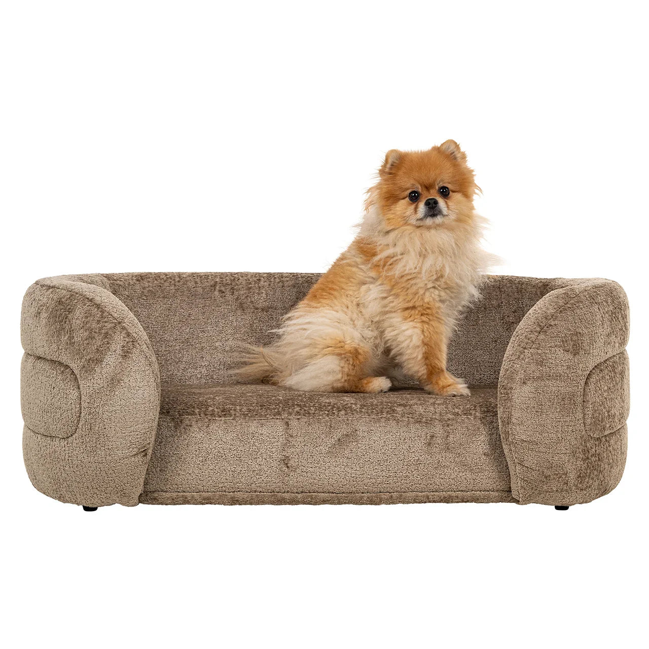 Mājdzīvnieku gulta Bingo Richmond Interiors 35/97/56 cm Bergen 104 taupe chenille - N1 Home