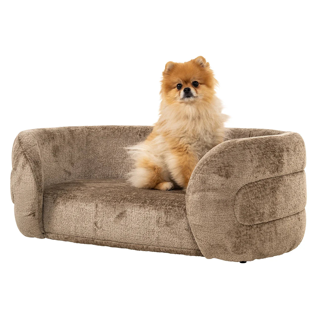 Mājdzīvnieku gulta Bingo Richmond Interiors 35/97/56 cm Bergen 104 taupe chenille - N1 Home