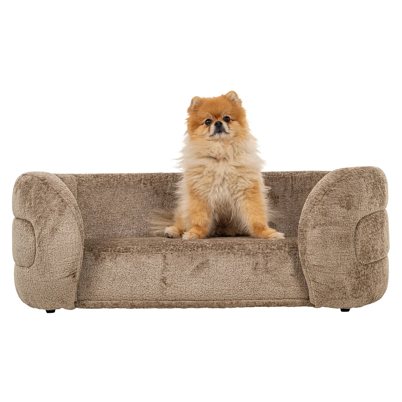 Mājdzīvnieku gulta Bingo Richmond Interiors 35/97/56 cm Bergen 104 taupe chenille - N1 Home