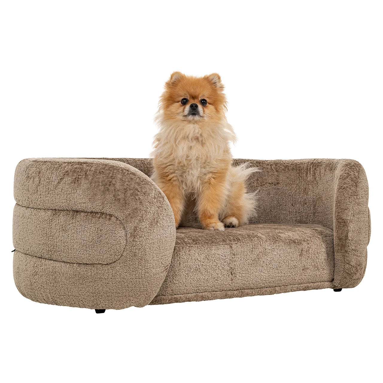 Mājdzīvnieku gulta Bingo Richmond Interiors 35/97/56 cm Bergen 104 taupe chenille - N1 Home