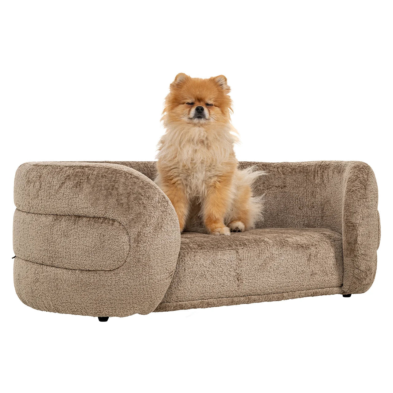 Mājdzīvnieku gulta Bingo Richmond Interiors 35/97/56 cm Bergen 104 taupe chenille - N1 Home