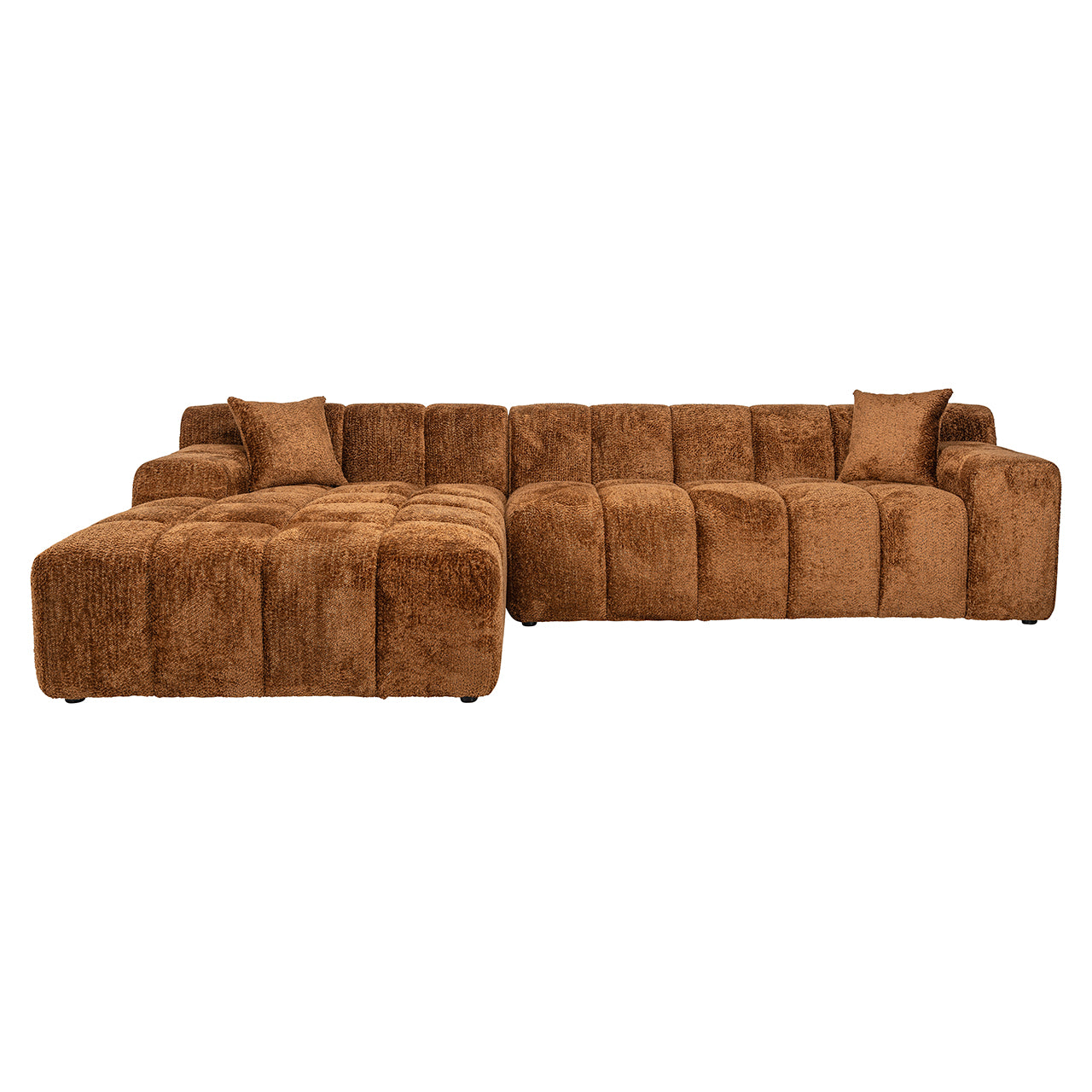 Dīvāns Cube Richmond Interiors 76/325/195 cm Be Lovely 603 Cinnamon - N1 Home