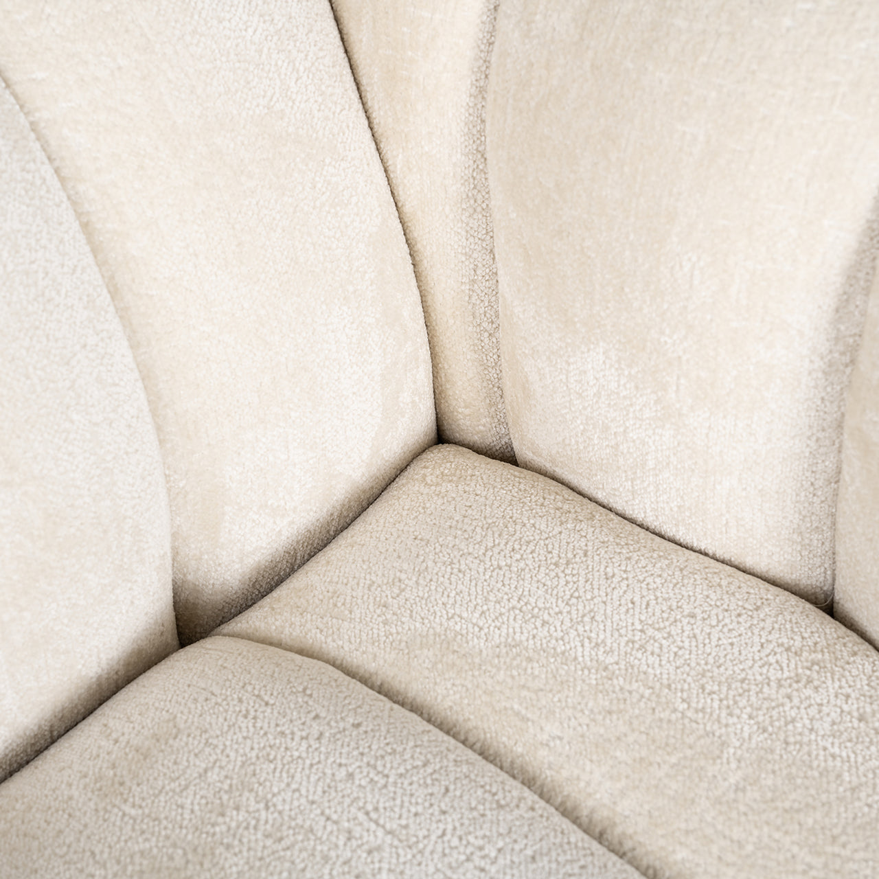 Atpūtas krēsls Beaudy Richmond Interiors 73/108/94 cm FR-Bergen 900 white chenille - N1 Home