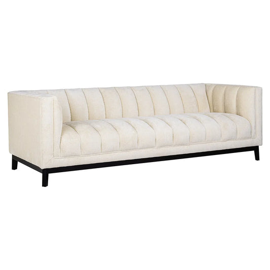 Dīvāns Beaudy Richmond Interiors 74/230/96 cm FR-Bergen 900 white chenille - N1 Home