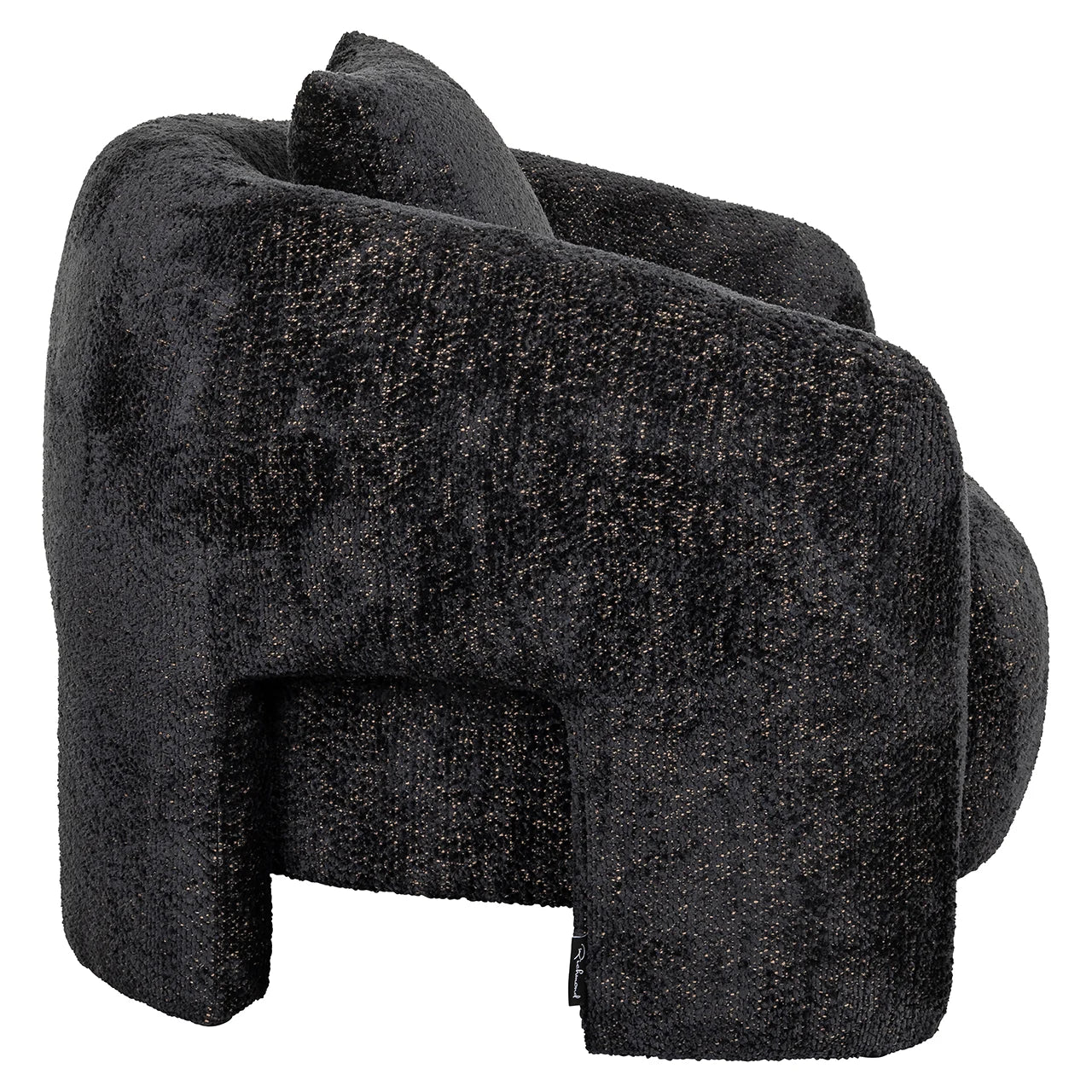 Atpūtas krēsls Milania Richmond Interiors 76/100/92 cm Be Lovely 17 Black - N1 Home
