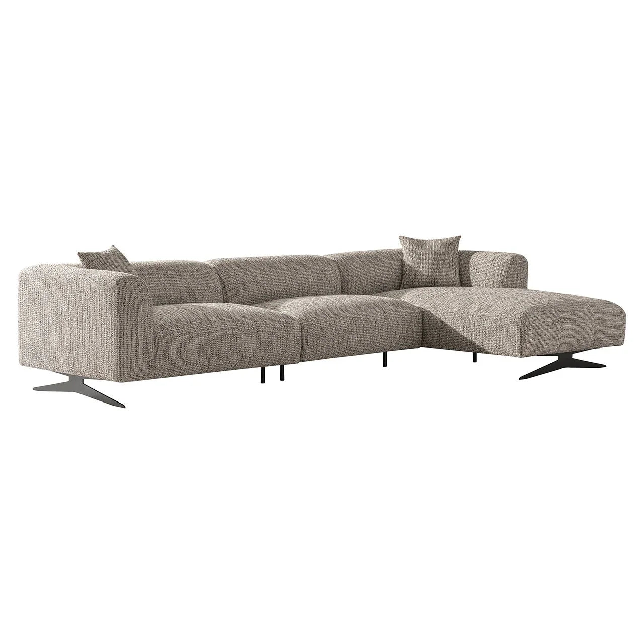 Dīvāns Hoxton Richmond Interiors 3-vietīgs + atpūtas pusē 73/337/117 cm Be Trendy 01 Nature - N1 Home
