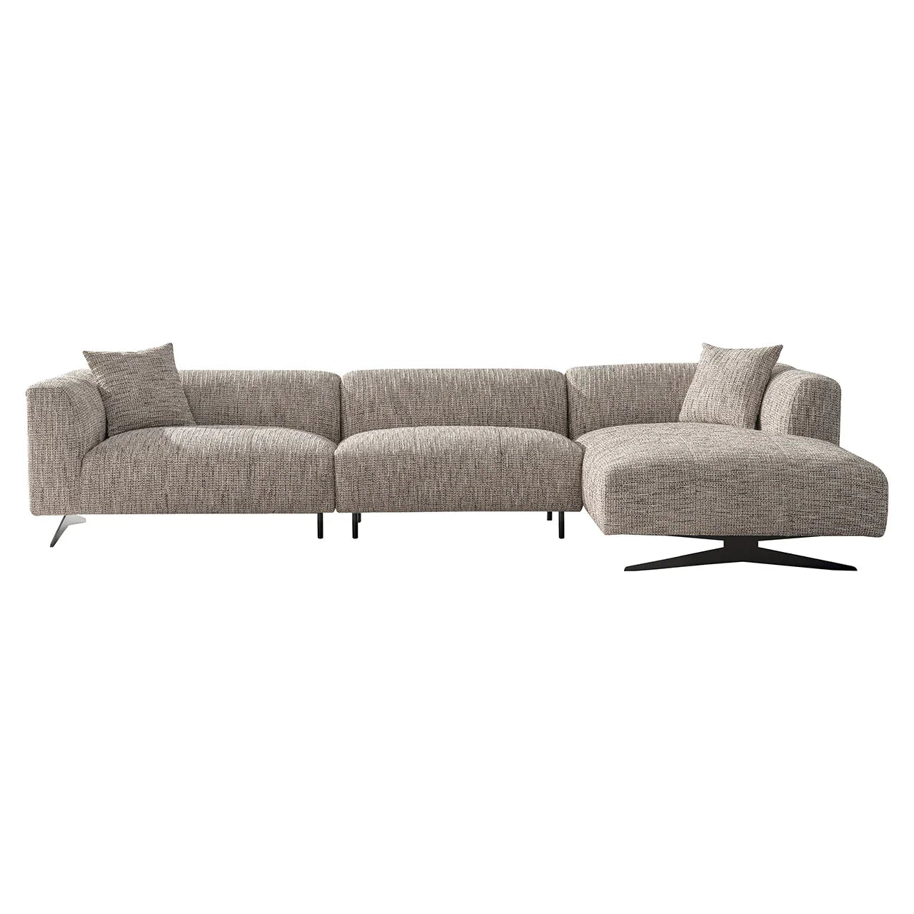 Dīvāns Hoxton Richmond Interiors 3-vietīgs + atpūtas pusē 73/337/117 cm Be Trendy 01 Nature - N1 Home