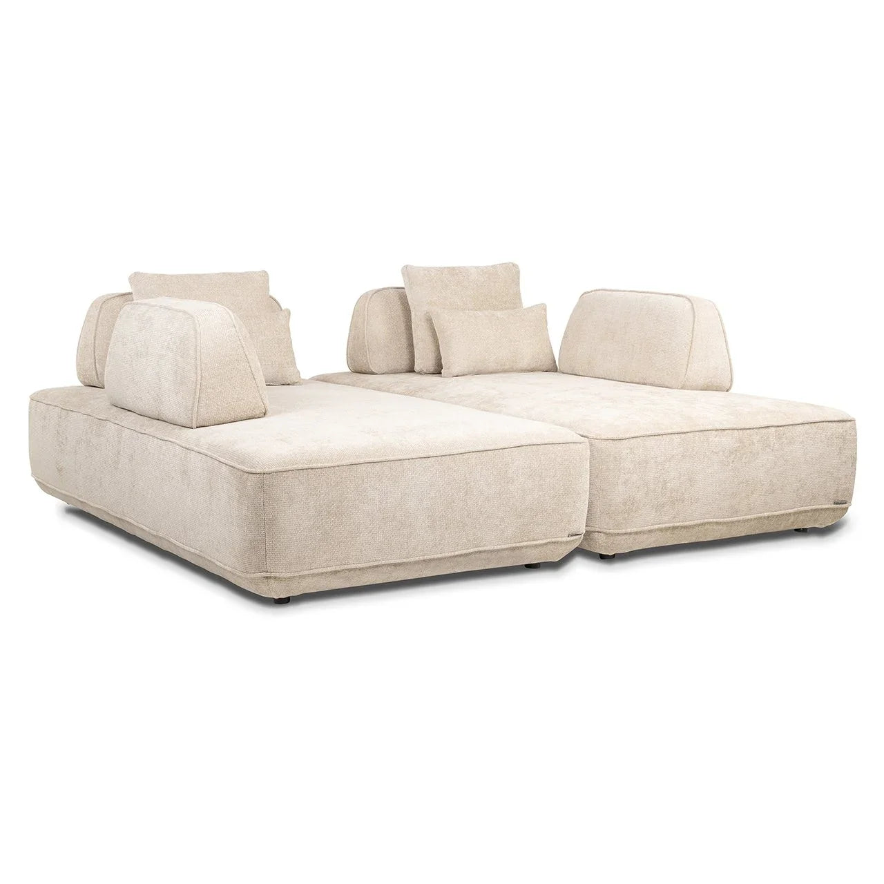 Dīvāns Tudor ar noņemamu atzveltni Richmond Interiors 80/318/205 cm Unicorn 11 cream - N1 Home