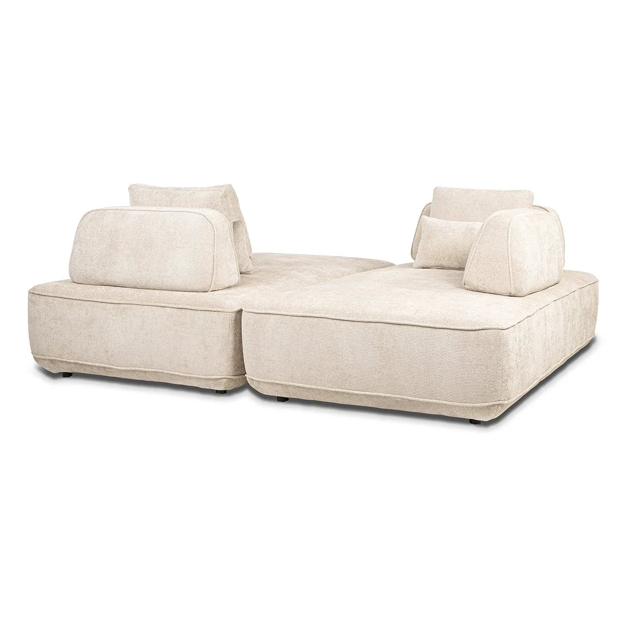 Dīvāns Tudor ar noņemamu atzveltni Richmond Interiors 80/318/205 cm Unicorn 11 cream - N1 Home