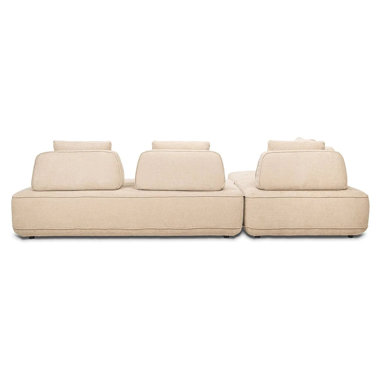 Dīvāns Tudor ar noņemamu atzveltni Richmond Interiors 80/318/205 cm Sand olympus - N1 Home