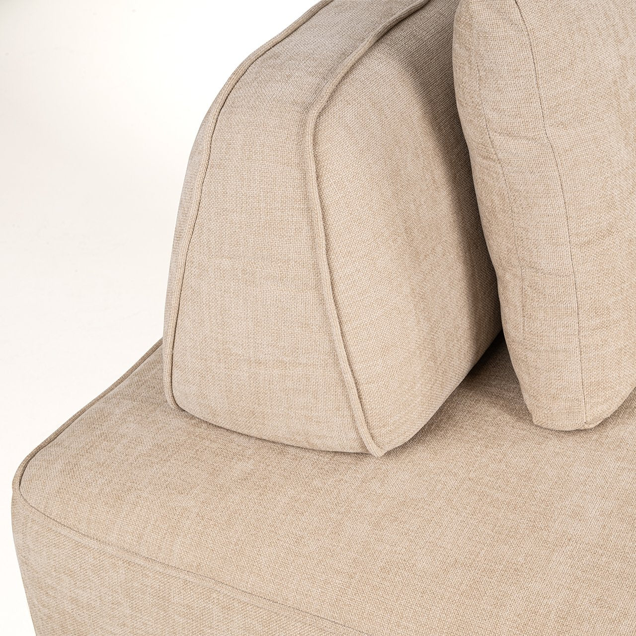 Dīvāns Tudor ar noņemamu atzveltni Richmond Interiors 80/318/205 cm Sand olympus - N1 Home