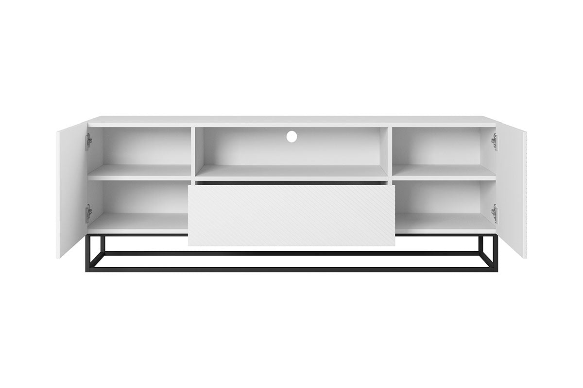 OSLO RTV kumode uz metāla kājām 167/60/40 matēts balts - N1 Home