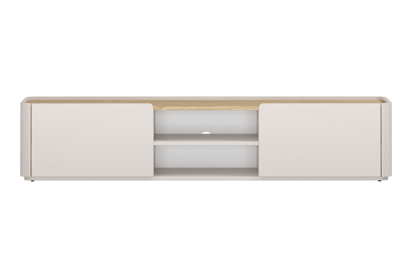TV skapis Elva 170/35.5/48 cm Kašmirs / Eļļots ozols - N1 Home