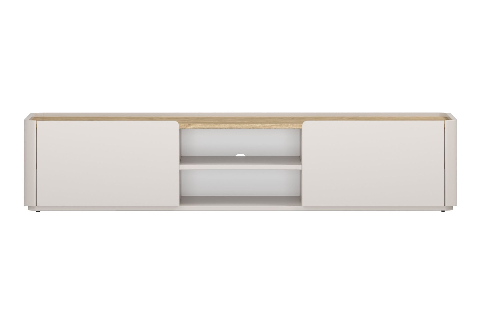 TV skapis Elva 170/35.5/48 cm Kašmirs / Eļļots ozols - N1 Home