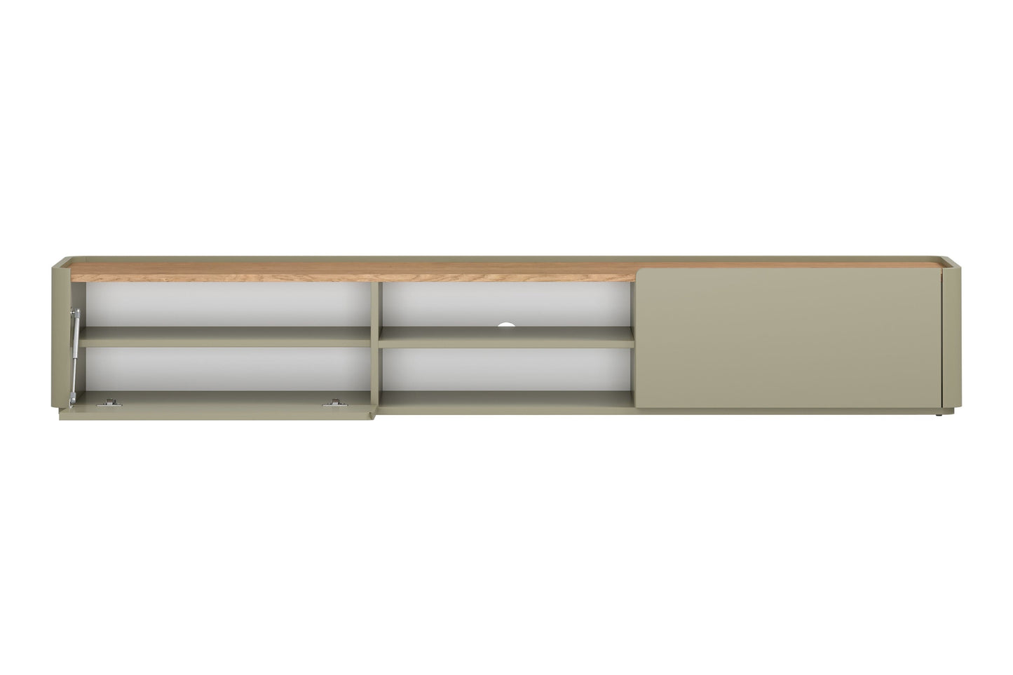 TV skapis Elva 220/35.5/48 cm Eikalipts / Baltijas kāpu ozols - N1 Home