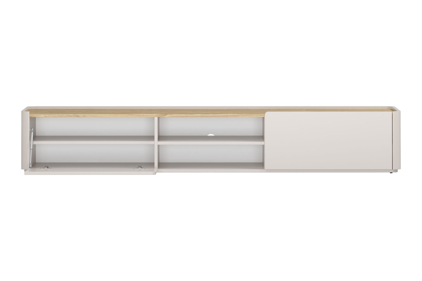 TV skapis Elva 220/35.5/48 Kašmirs / Eļļots ozols - N1 Home