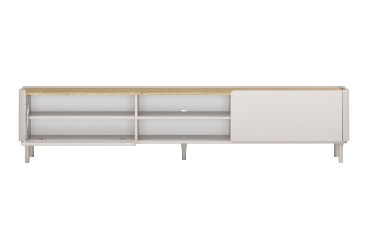 TV skapis Elva 220/48/48 Kašmirs / Eļļots ozols - N1 Home