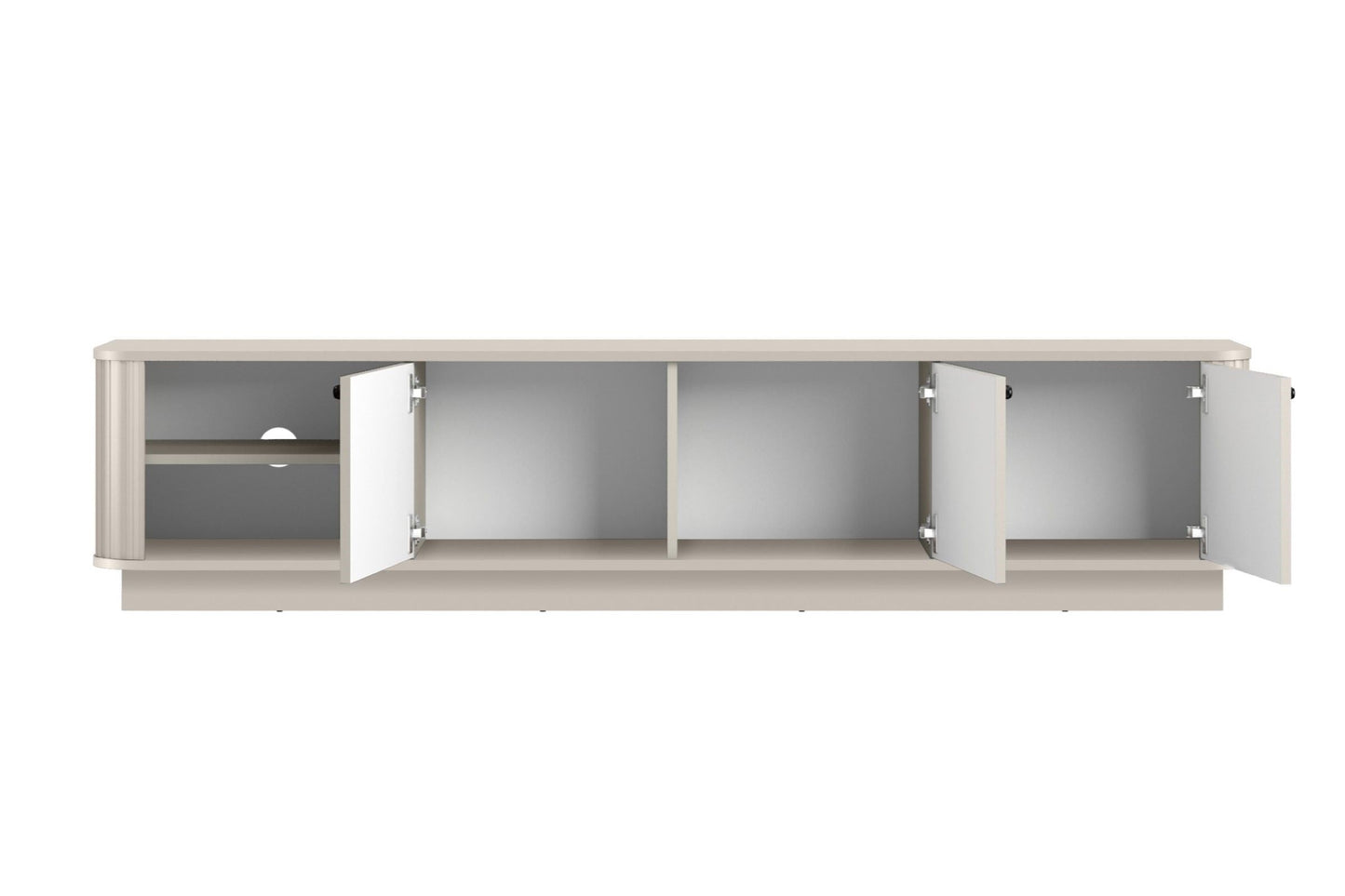 TV skapis Vespa 187/43/38 cm kašmirs/melns - N1 Home