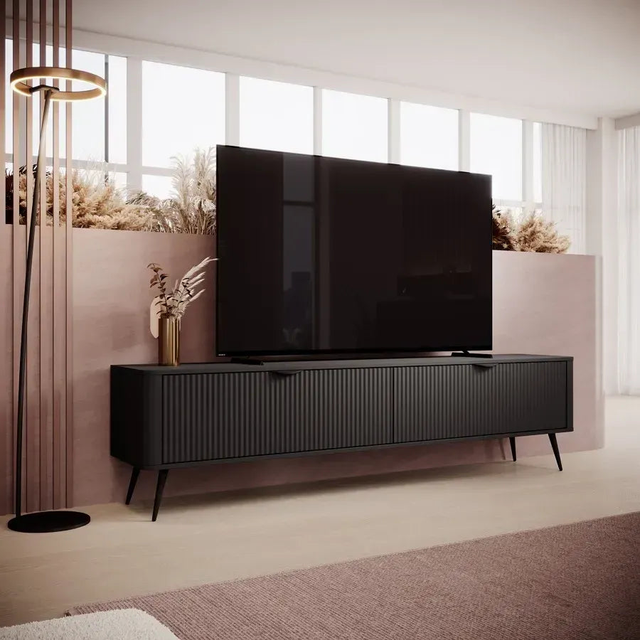 TV skapis Lanti 200/51/38 cm melns - N1 Home