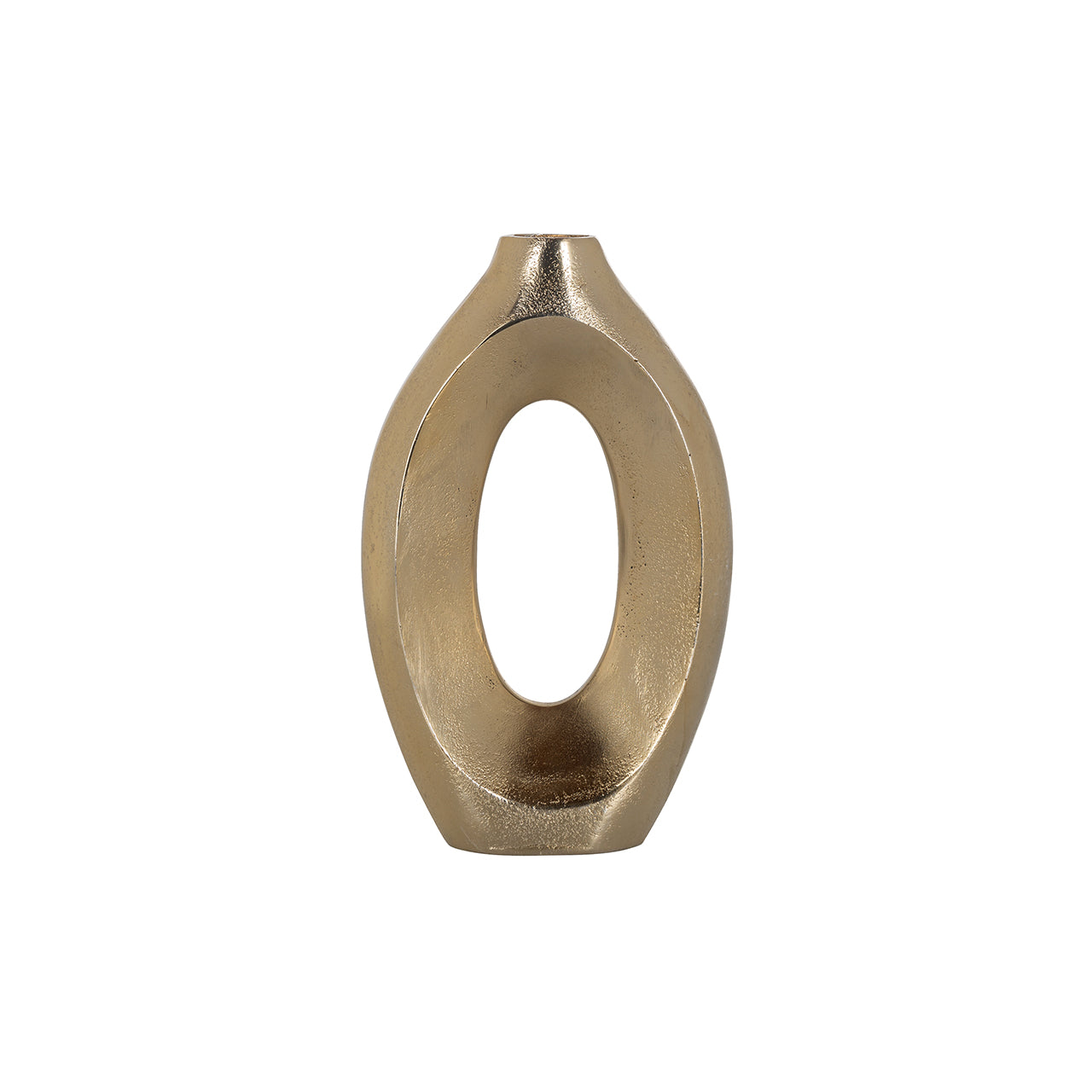 Vāze Richmond Interiors Alma small 30/19/6 cm birstēts zelts - N1 Home