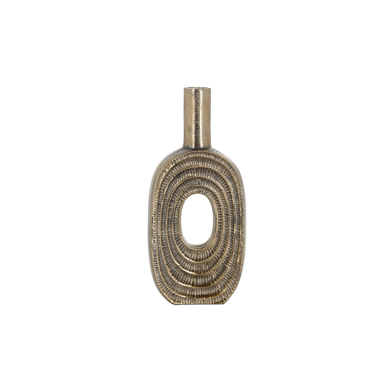 Vāze Richmond Interiors Emar small 31/14/5 cm zelts - N1 Home