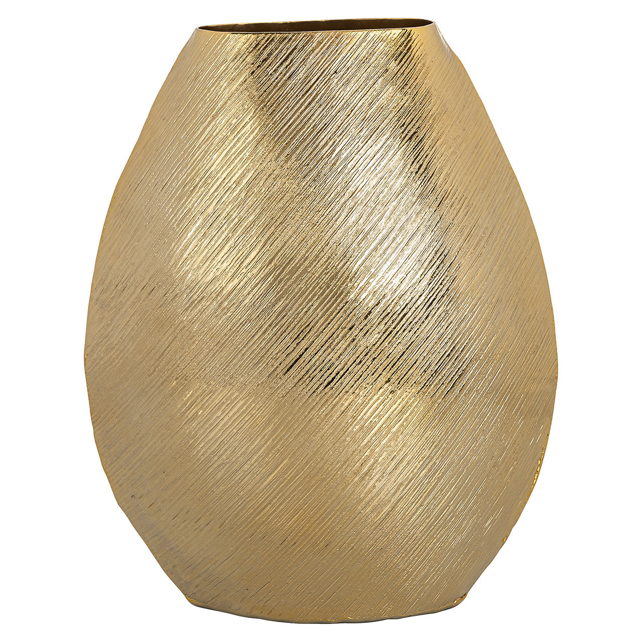 Vāze Richmond Interiors Evey big 39/31/13 cm zelts - N1 Home