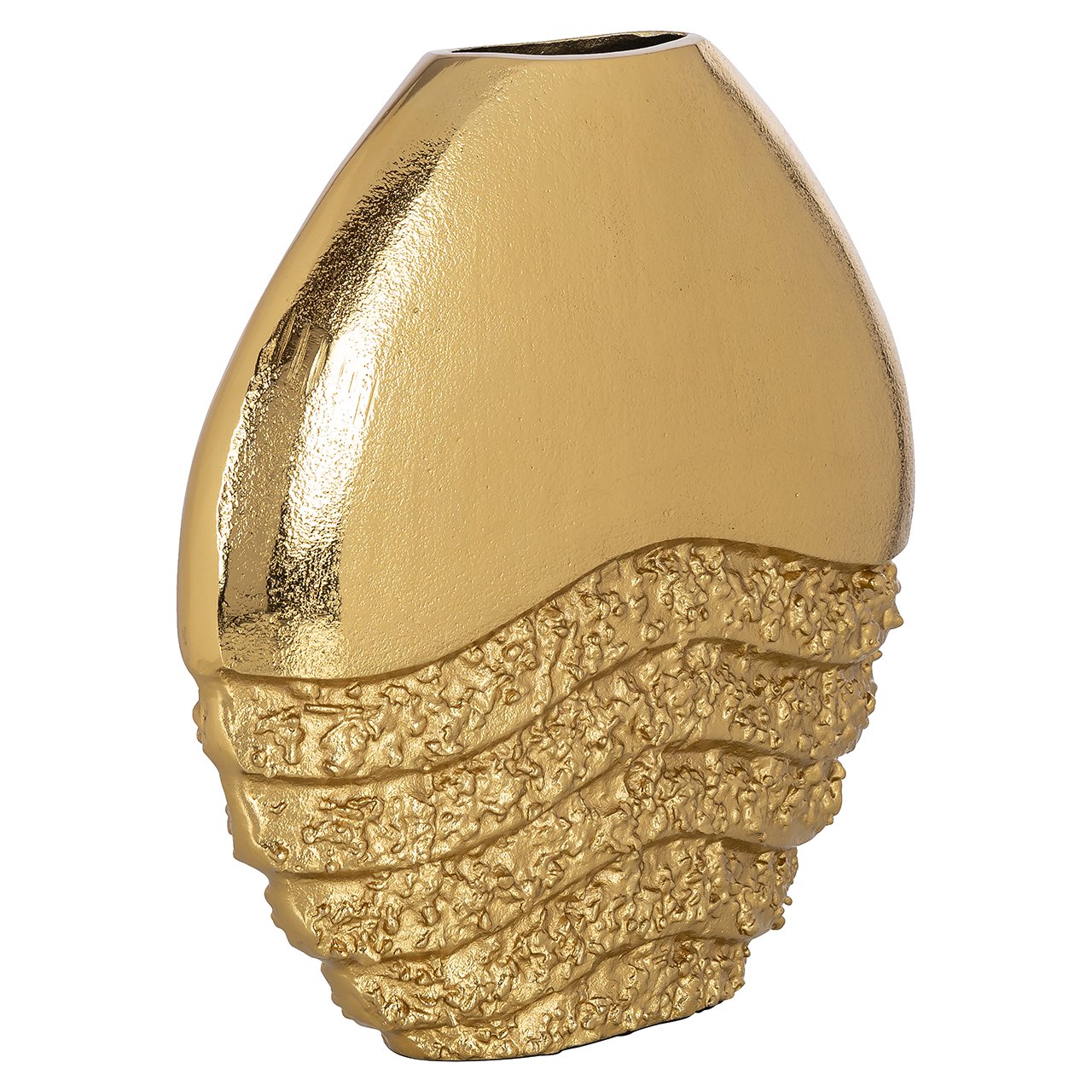 Vāze Richmond Interiors Roxy small 30/30/8 cm zelts - N1 Home