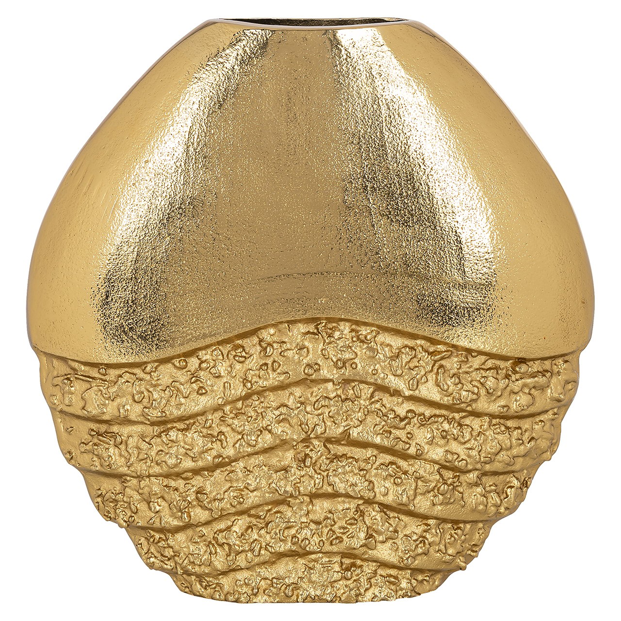 Vāze Richmond Interiors Roxy small 30/30/8 cm zelts - N1 Home