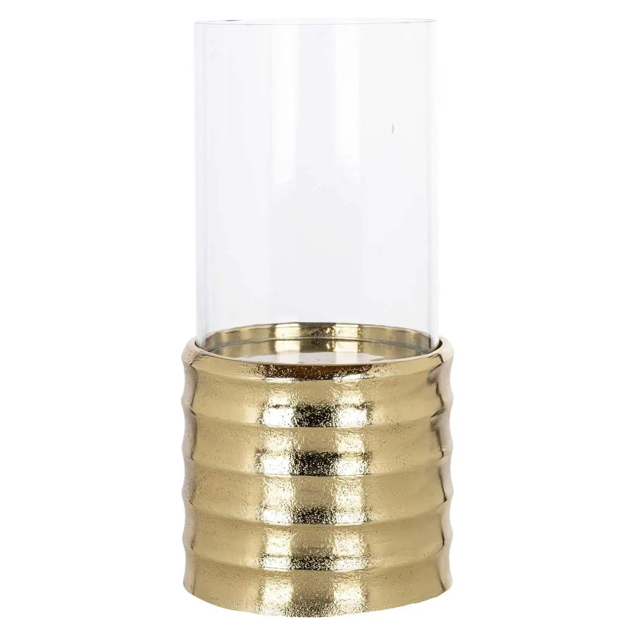 Svečturis Bodil gold small Richmond Interiors 30/13/13 cm zelts - N1 Home