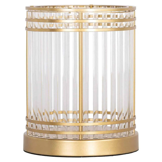 Svečturis Dyara gold small Richmond Interiors 27/22/22 cm zelts - N1 Home
