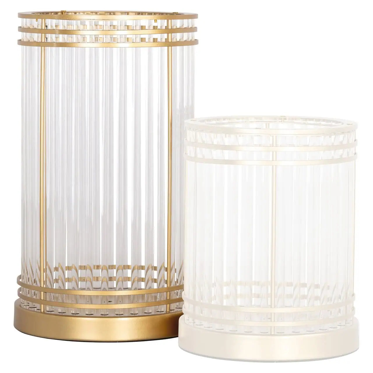 Svečturis Dyara gold large Richmond Interiors 40/24/24 cm zelts - N1 Home